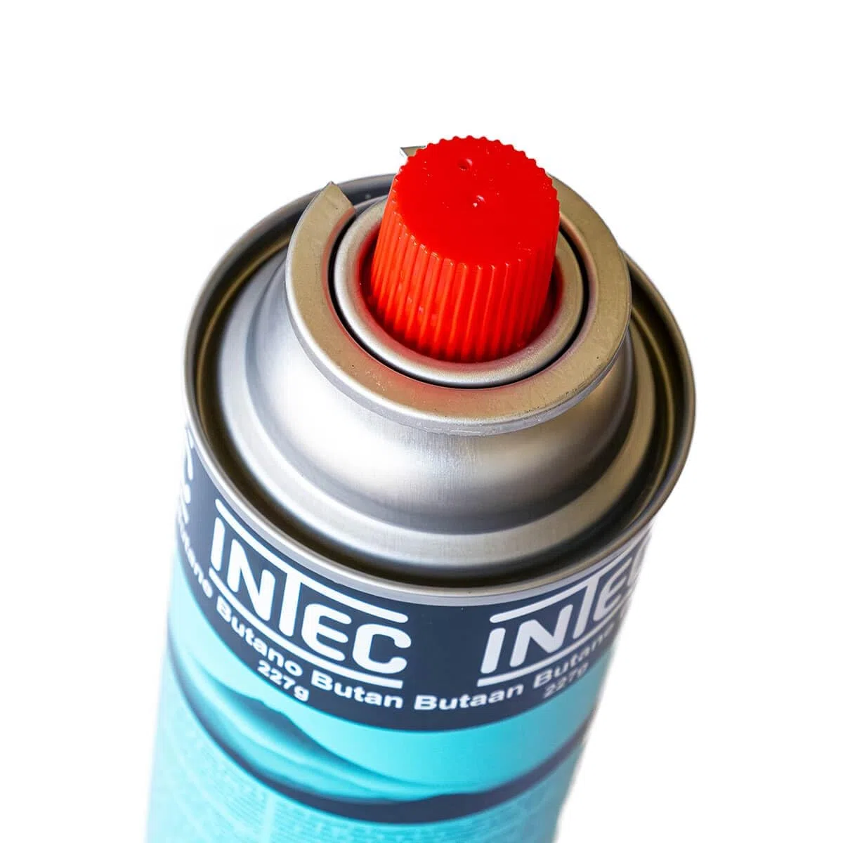 INTEC - Pack 8 Cartouches Gaz Butane 250g UN2037 | Bouteilles Sécurisées sans Fuite pour Réchaud de Camping Plancha Chalumeau Cuisine et Désherbeur Thermique Polyvalent