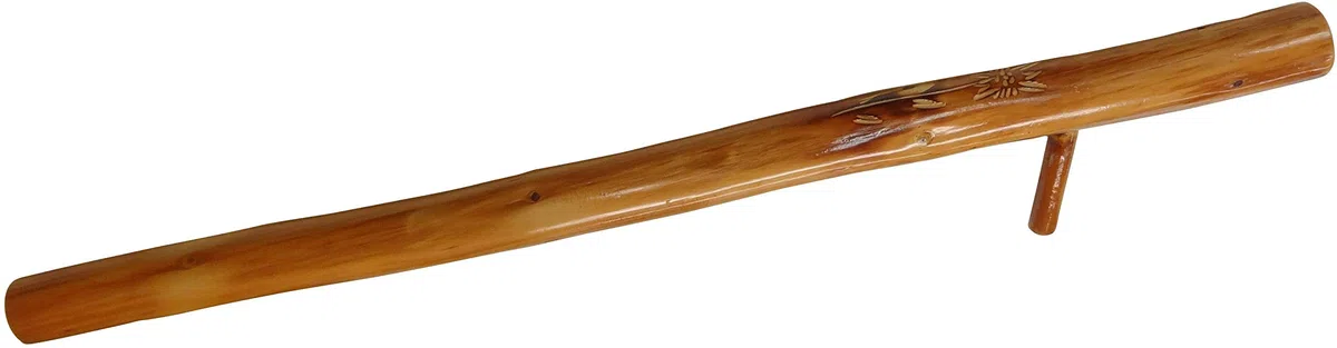 C.A.O. - Bouffadou en Bois - Longueur ± 80 cm - Diamètre ø ±4 cm (Bouche) / ø ±5 cm (Base)