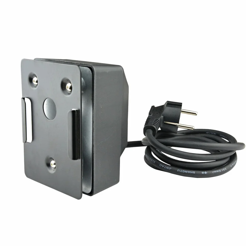 onlyfire Moteur Tourne Broche 220V-240V pour Rôtisserie Électrique, Moteur pour Tournebroche Barbecue, Capacité de Charge 18 kg, Vitesse 2 TR/Min, Câble de 1.5 m, Noir