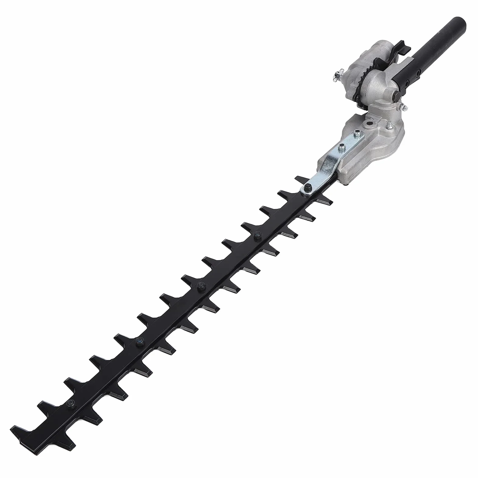 TOPINCN Taille-Haie Pièces de Rechange Attachement Haute Branche Cisailles Backpacker Accessoires Tête de Haie en Manganèse pour Alliage D'aluminium 26 Mm