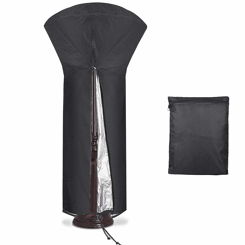 Diealles Shine Housse pour Parasol Chauffant Noir 226 x 85 x 48 cm