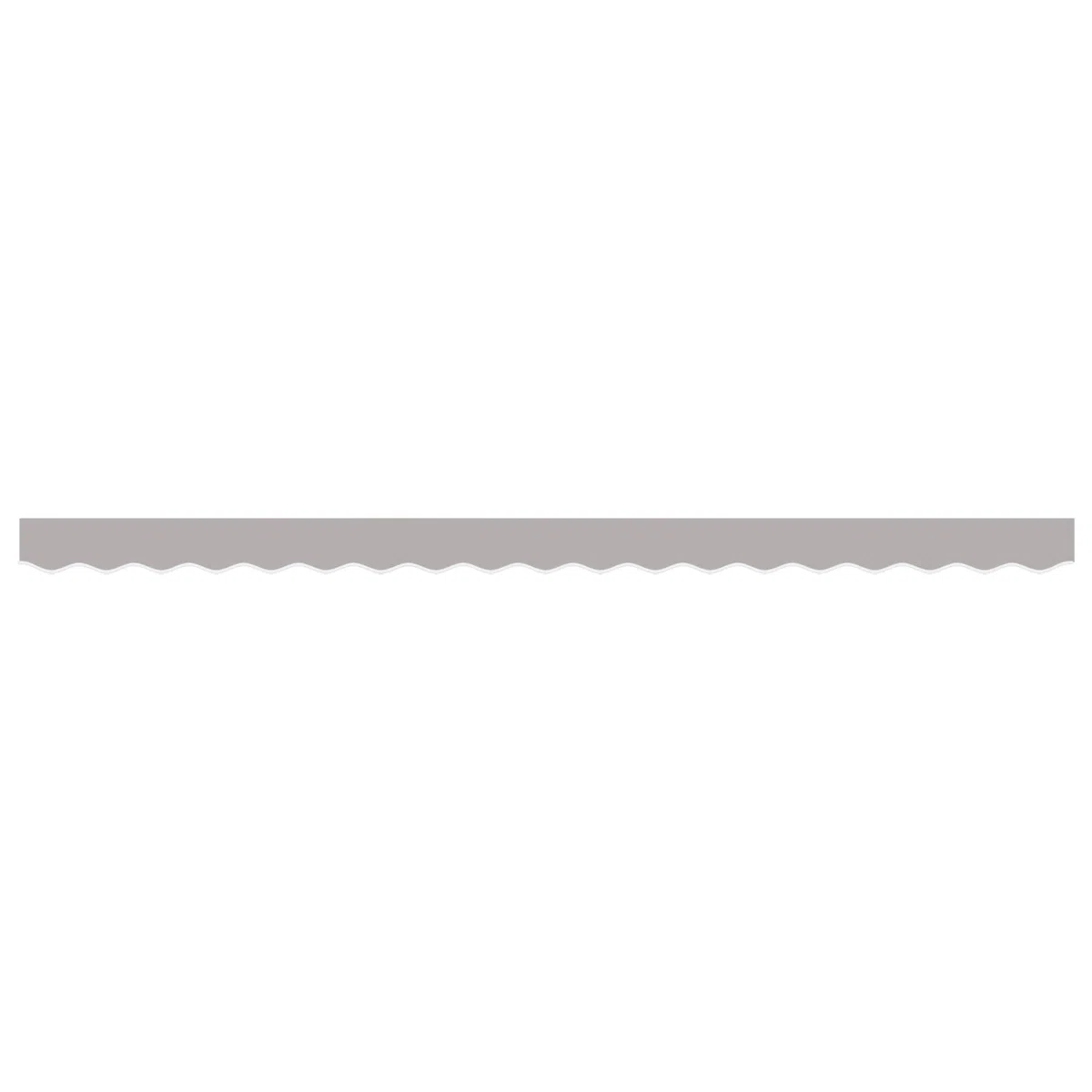 Tomostar Tissu de Remplacement de Cantonnière d’auvent, Lambrequin pour Store Toile de Remplacement Bandeau Banderole Store Banne Valence de Store pour Cadre de 4 m Gris Clair 3,8x0,2 m