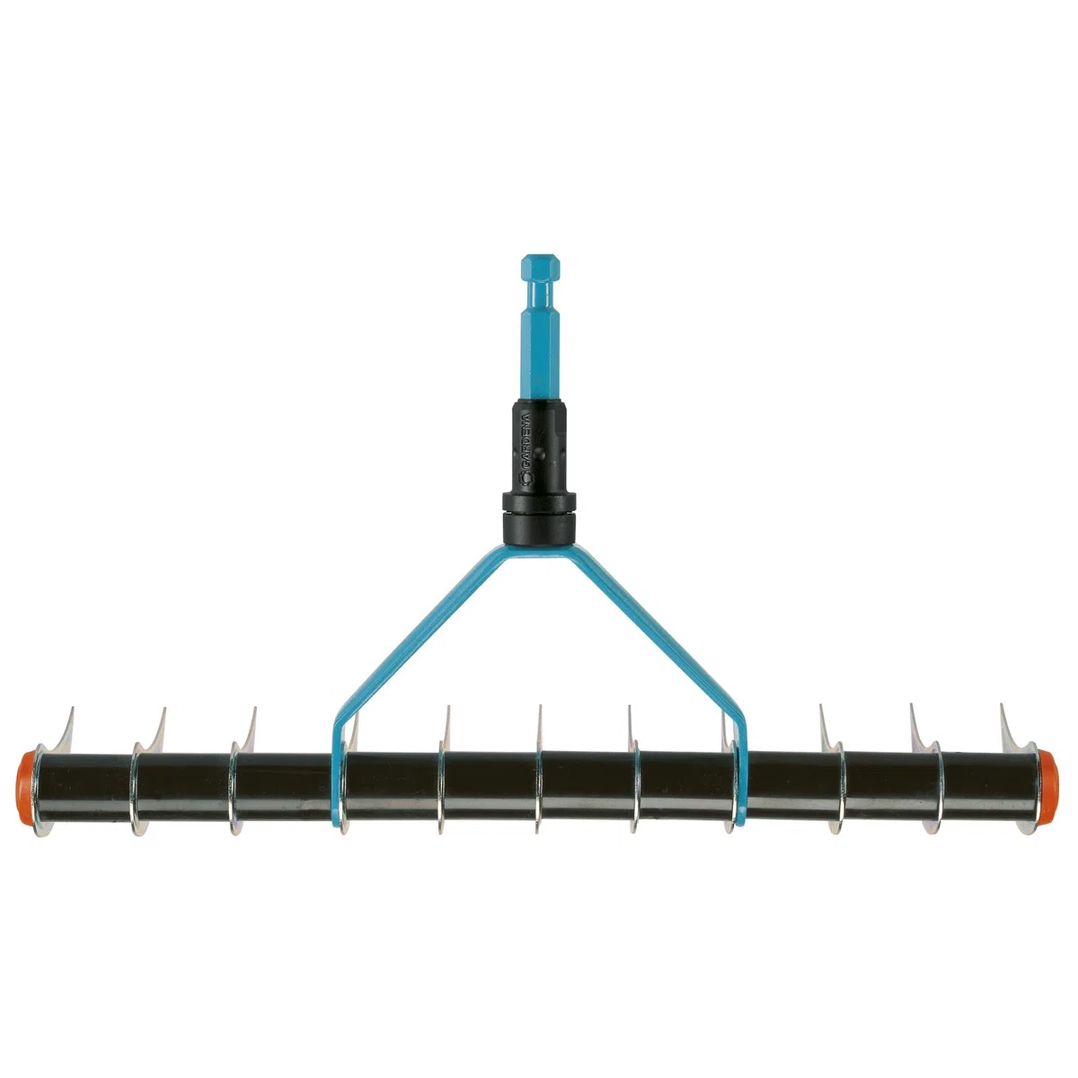 Gardena Râteau-aérateur de Gazon Combisystem de scarificateur Manuel, Largeur de Travail de 35 cm, Accessoire de Jardin idéal pour enlever la Mousse et Le chaume dans la pelouse (3391-20)