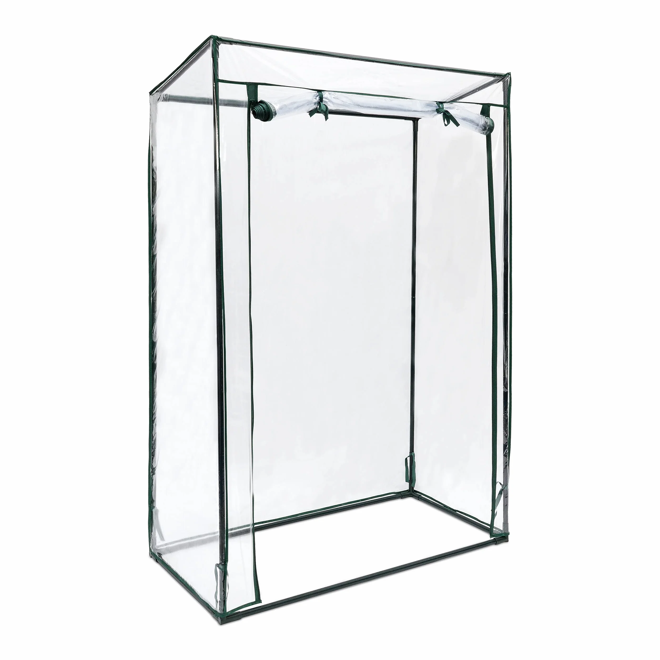 Relaxdays 10020027_344 Serre de jardin à tomates TOMMY Tente pour plantes Protection des légumes Toit abri hiver 150 x 100 x 50 cm PVC housse résistante fleurs