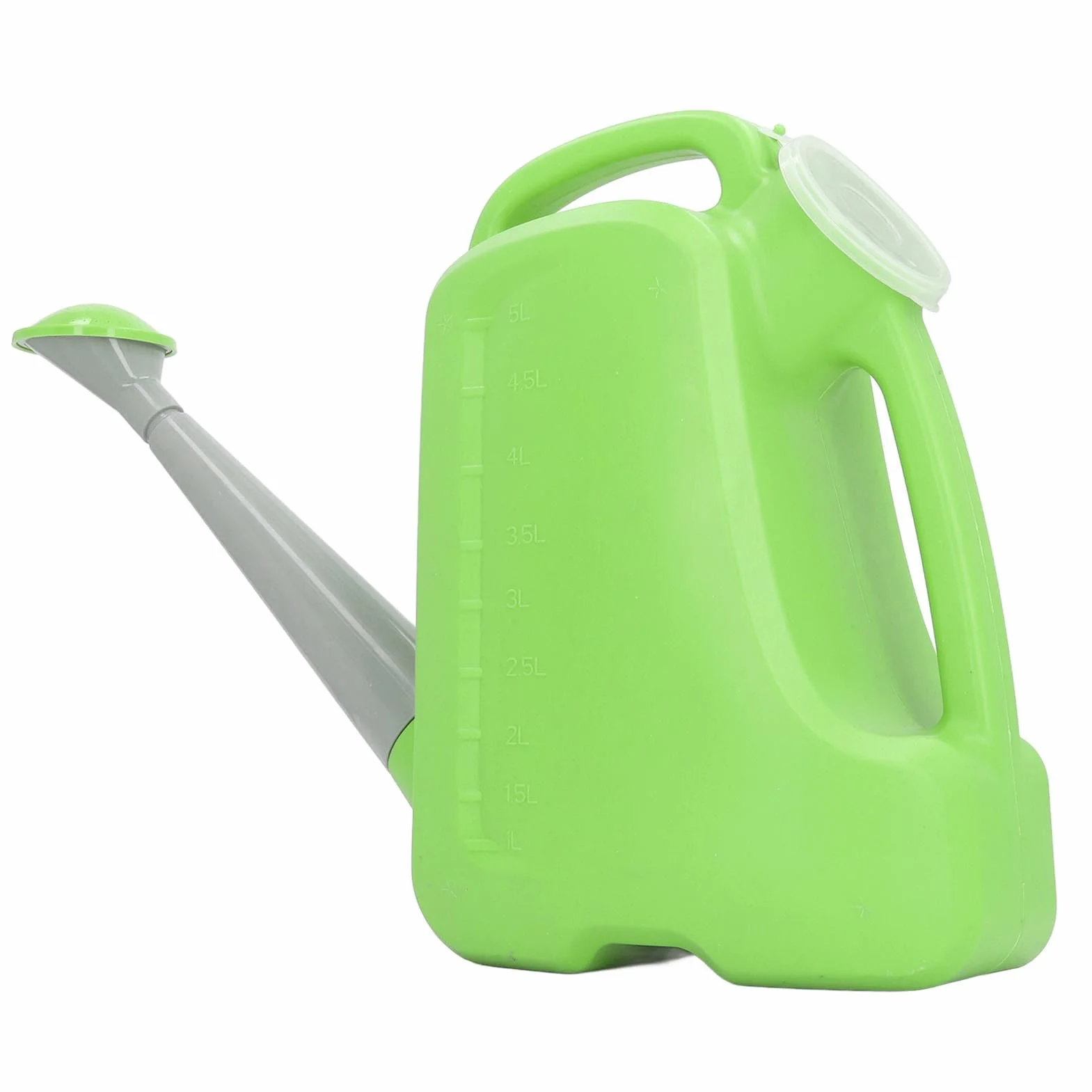 Arrosoir de Grande capacité, Poignée Ergonomique, Indicateur de Niveau d'eau moulé Extérieurement, pour Toute Plante, en Matériau PP, adapté à la Ferme Agricole (5L)
