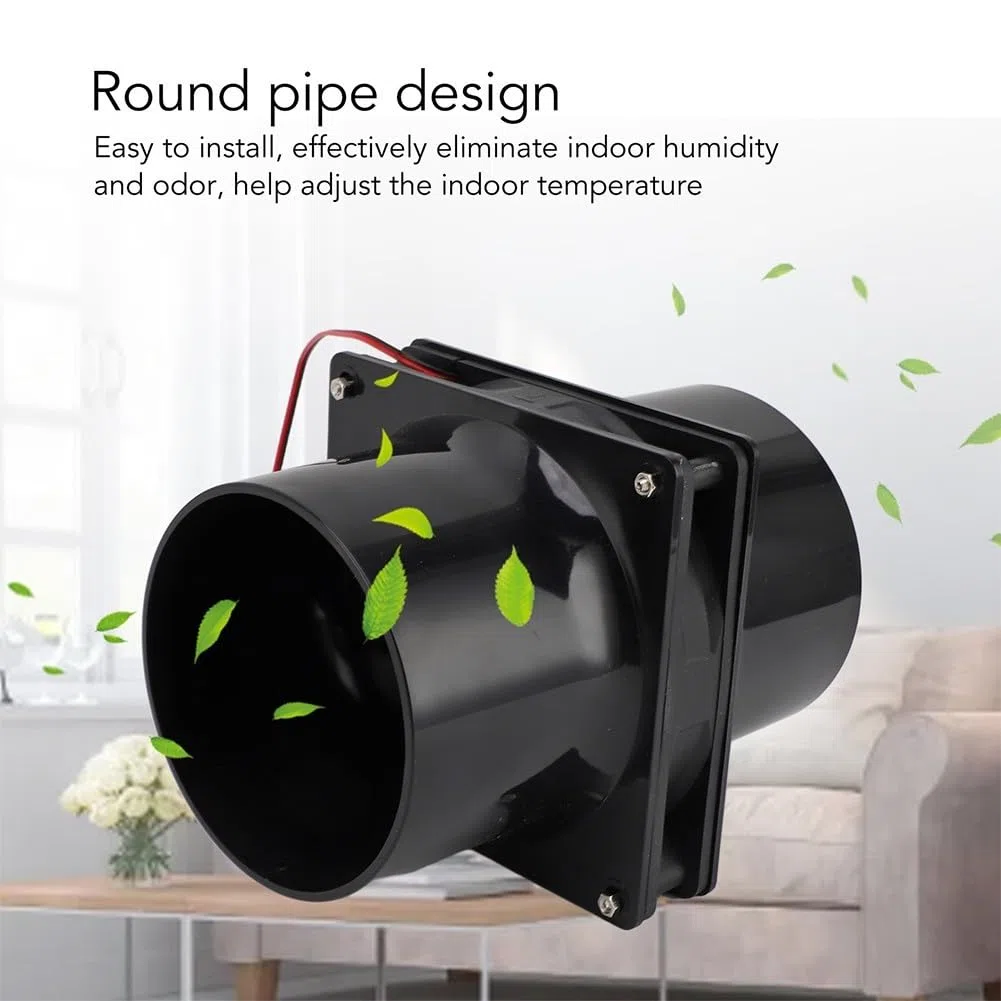 GLOBALHUT Ventilateur D'extraction À Énergie, Kit De Ventilateur De Panneau Solaire, Ventilateur Extracteur D'air Silencieux, Pour Les Maisons, Poulaillers, Camping-cars Et Serres