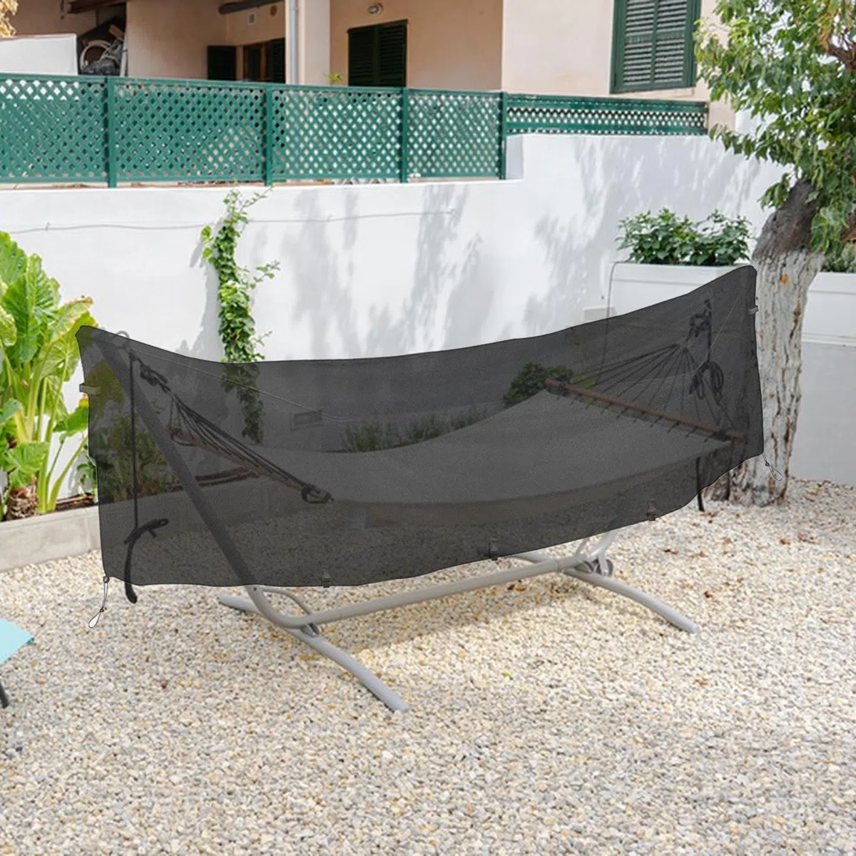 Housse de protection pour hamac – Tissu Oxford 420D (universel) très résistant | Bouclier de meubles de jardin, abri résistant à la pluie et au , protection contre la poussière