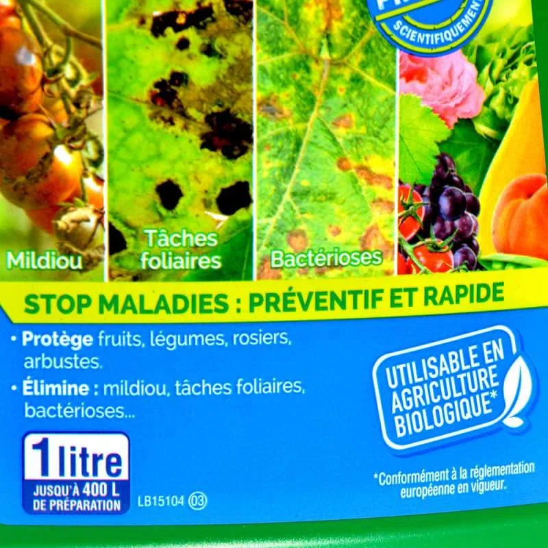 Fertiligène Solution Bordelaise liquide toutes cultures - 1 litre concentré à diluer