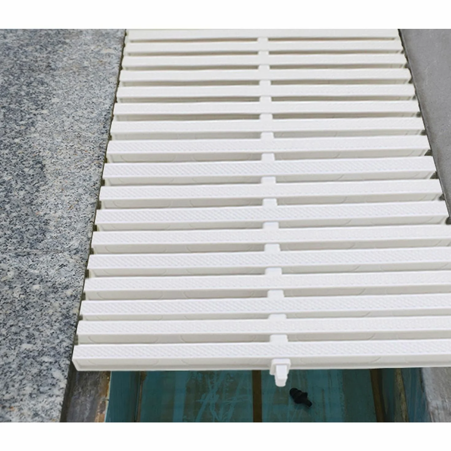 Caillebotis Grille bonde Piscine Grille caniveau de Drainage terrasse extérieur vidange Douche trop Plein Evacuation Eau