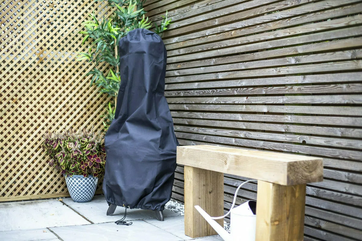 La Hacienda Premium 60572 Housse de Protection pour cheminée Noir Taille XL