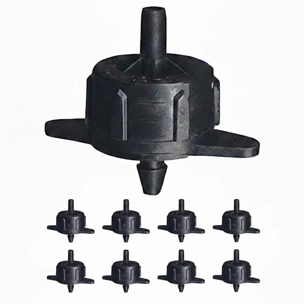Suinga Lot de 100 Goutteurs autorégulants 4 l/h, Goutteurs d'irrigation en ligne système micro, Goutteur pour arrosage agriole et jardinage