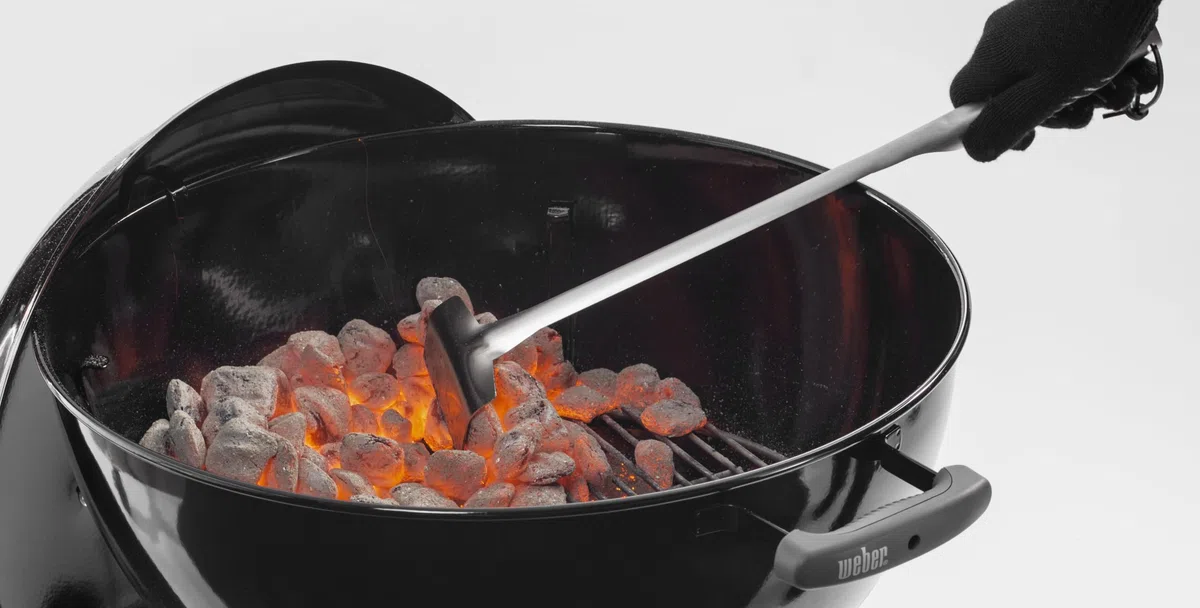 Weber Râteau à Charbon/pour répartir Les braises Chaudes dans Le Barbecue – Argent (7649)