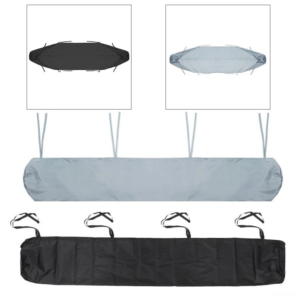 SPORTARC Housse d'auvent imperméable pour terrasse extérieure - Noir - 3,5 m