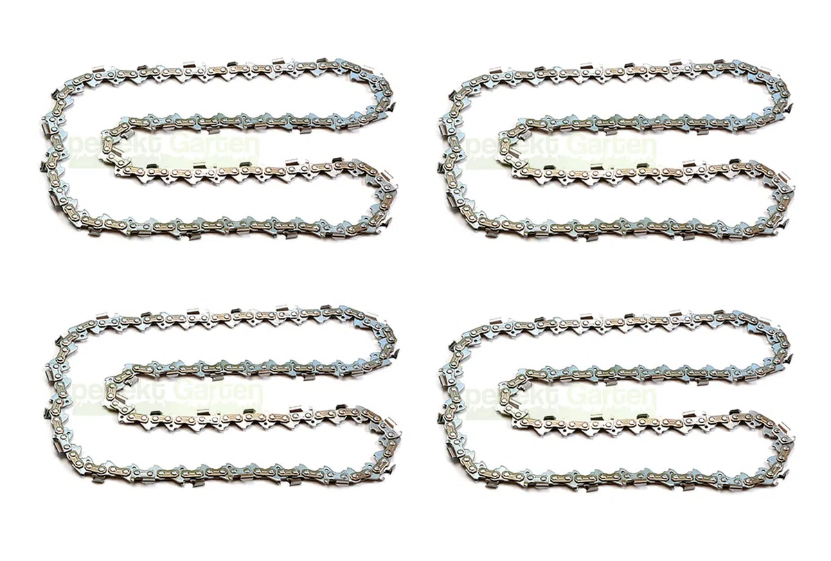 45cm 1,5 0,325" 72 TG Barre de guidage de tronçonneuse + 4 chaînes compatibles avec Parkside PBKS53A1, PBKS53A2, BKS53B3