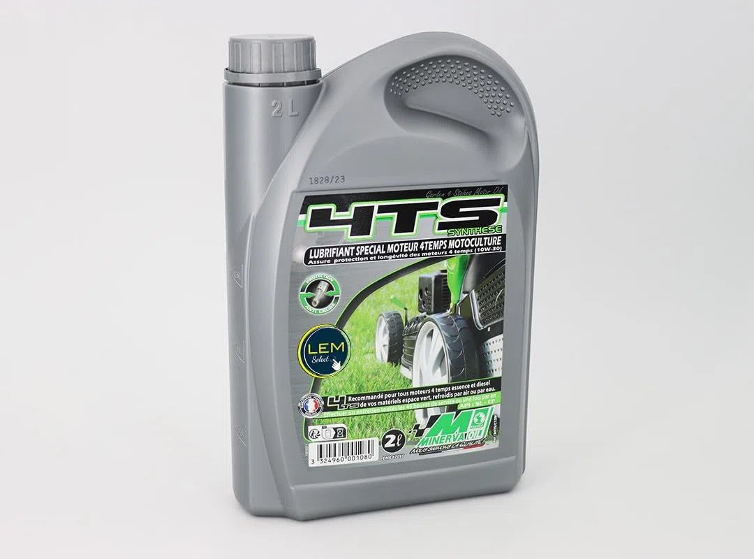 Minerva Huile moteur 4 temps Motoculture 4TS SYNTHESE 10W30 (2L)