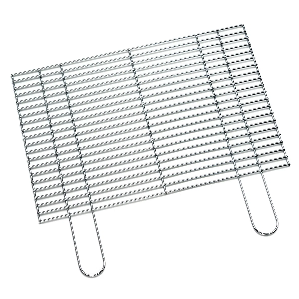 FLAMMBURO Grilles de barbecue rectangulaires 67 x 40 cm – Disponible en différentes tailles, en acier chromé, épaisseur de la tige 4,8 mm, grille de barbecue, grille de barbecue, barbecue (67 x 40 cm)
