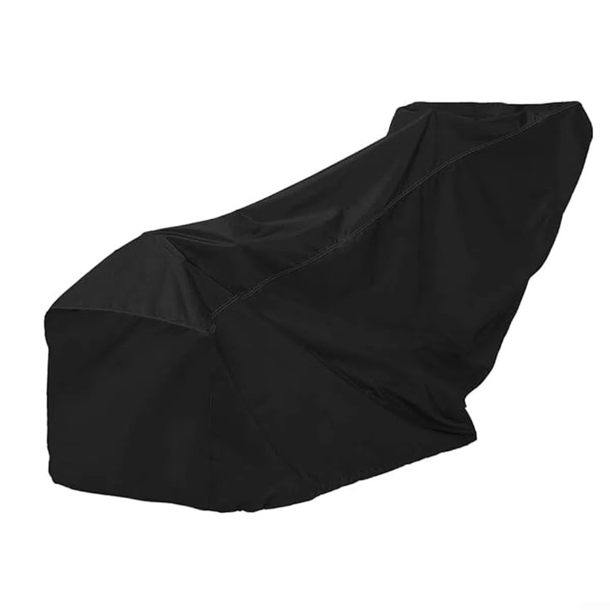 Bâche de protection pour motobineuse, tissu Oxford 210D, imperméable, résistante aux UV, à la poussière, avec cordon de serrage et sac de rangement, noir, 116 x 55 x 104 cm