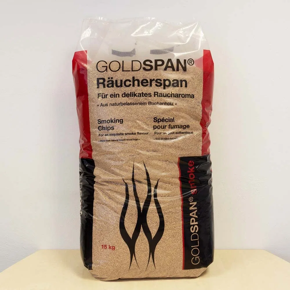Sciure de fumage en bois de hêtre 15 kg grain 0,4–1 mm
