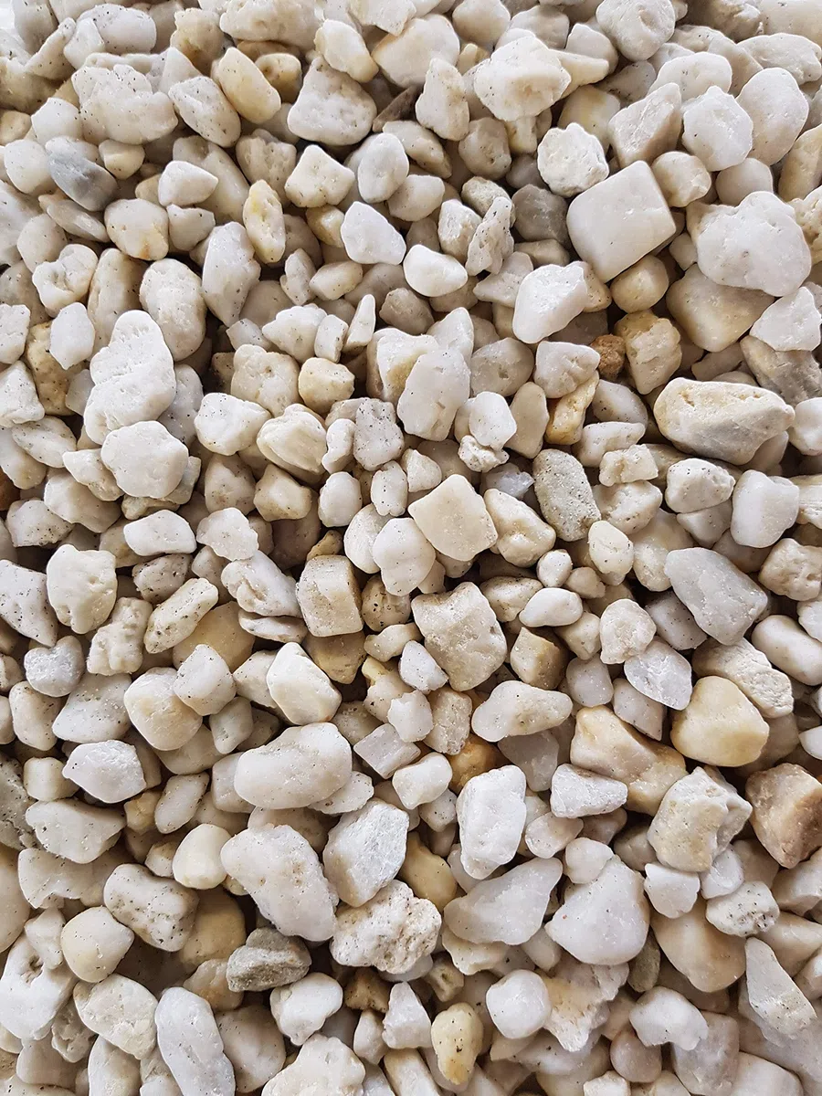 25 kg Gravillon de Quartz Blanc 8-16 mm