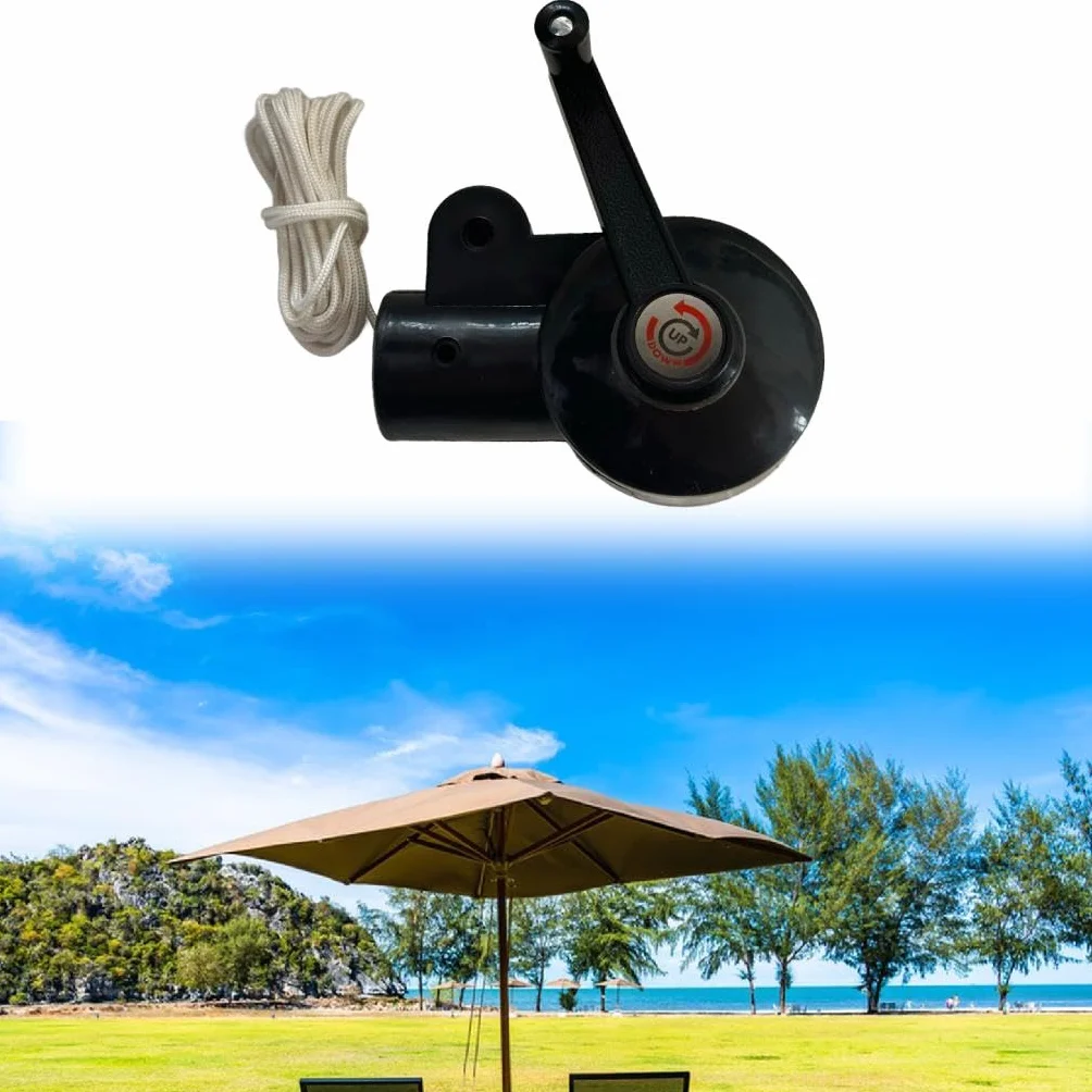 F Fityle Accessoire de Parasol Déporté Pièces de Rechange pour Manivelle Poignée Parasol Set de Pièces de Support, Manivelle