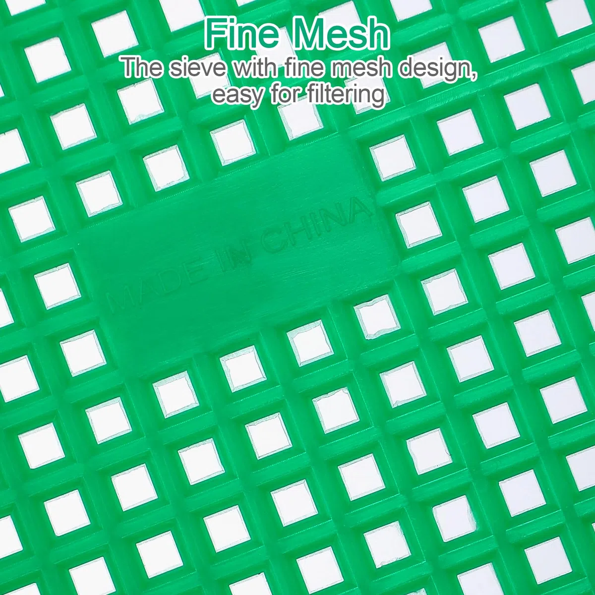 DOITOOL Lot De 2 Tamis De Jardin 20.50 X 20.50 X 6.00 Cm Maillage Léger en Plastique pour Filtrage De Compost Sol Et Débris Outil Pratique pour Balcon Jardin Parc
