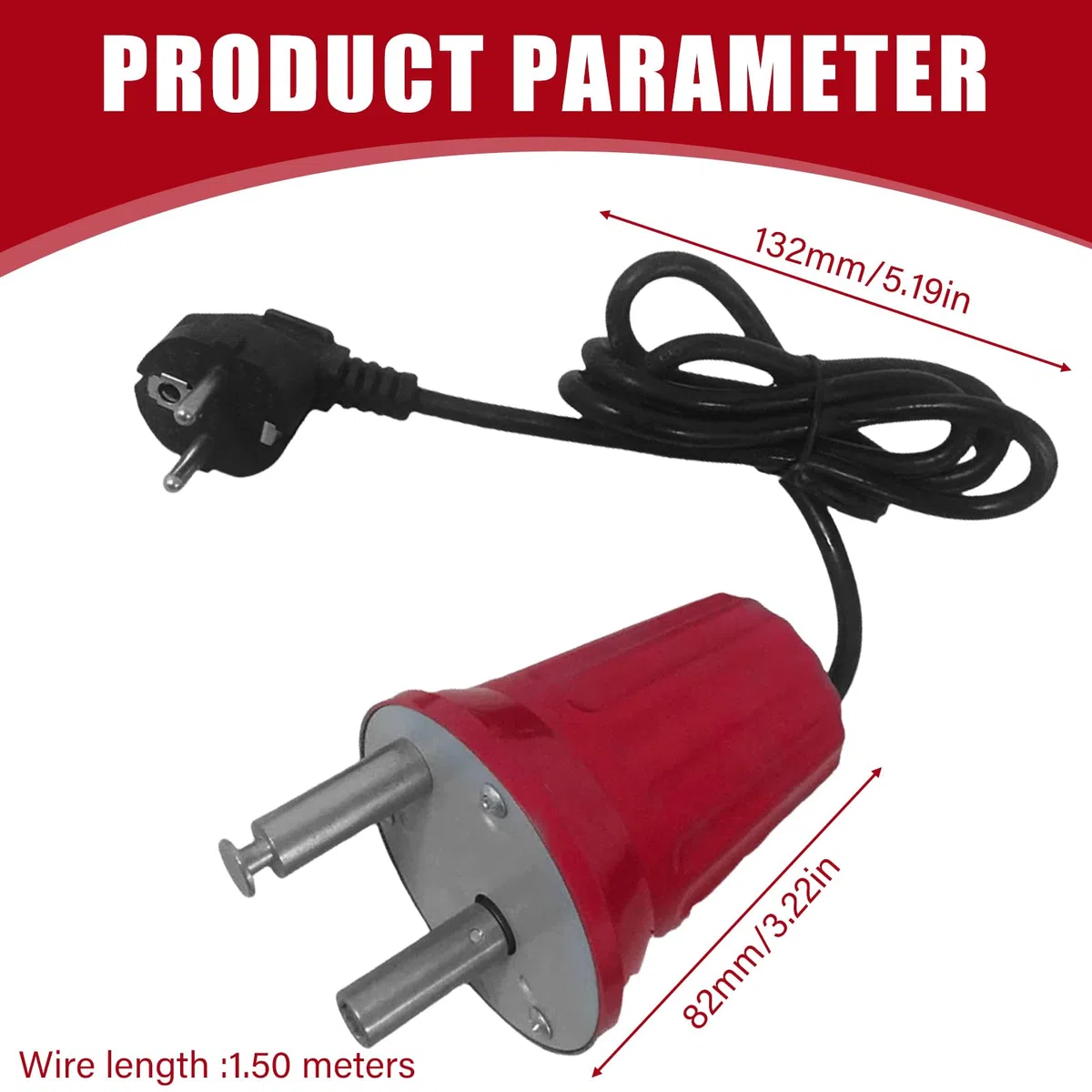GOMETY Moteur de Gril FD801B, Moteur électrique pour Barbecue, Moteur Rotatif pour Barbecue extérieur, 220 V-240 V CC, pour rôtisserie, rôtissoire, tournebroche, Accessoires pour Grils électriques