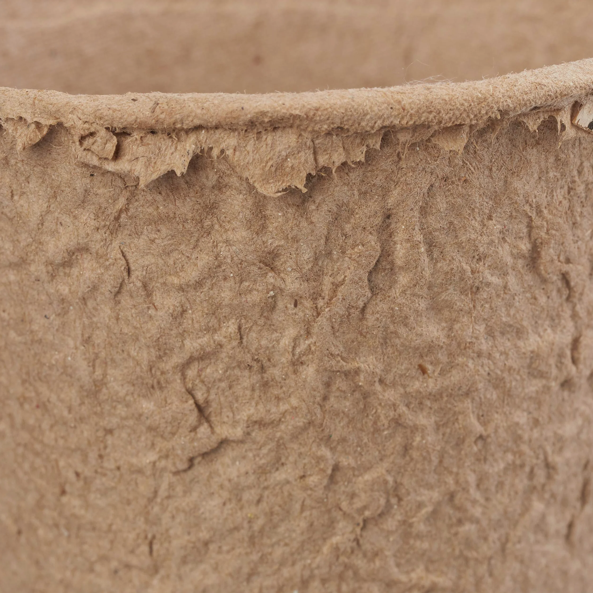 Relaxdays Pot Jardinage en Set, biodégradable, pour Plantes, Rond, 240 pièces, Cellulose, diamètre : 6 cm, Beige