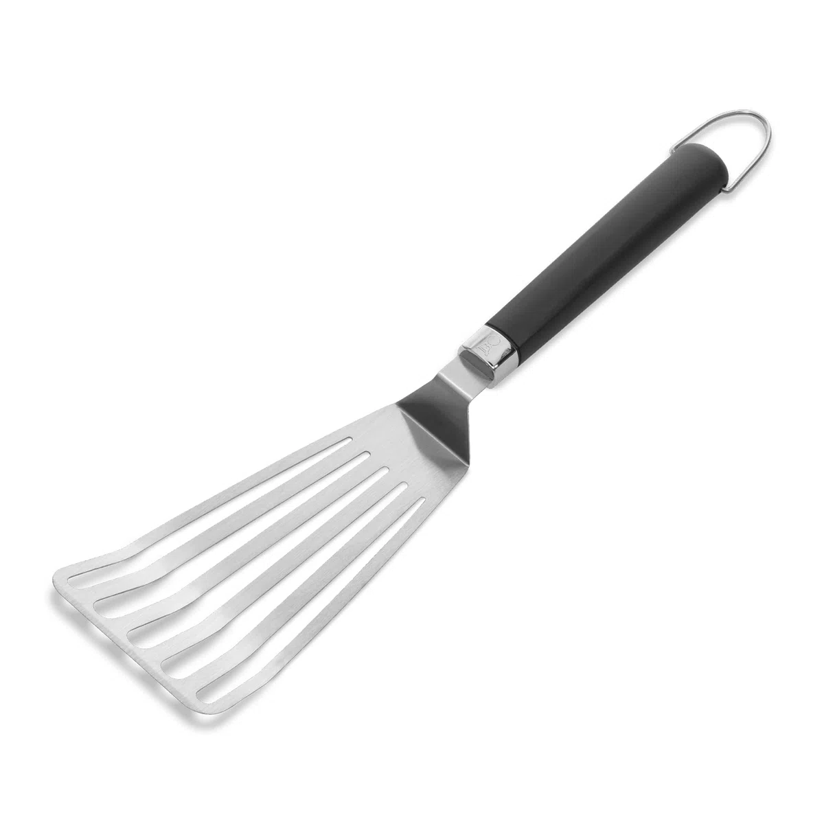 Weber Spatule Flexible pour plancha (41cm), en Acier Inoxydable, Design Fendu, Bords biseautés, poignée Confortable antidérapante, Lavable au Lave-Vaisselle - Argent (6780)