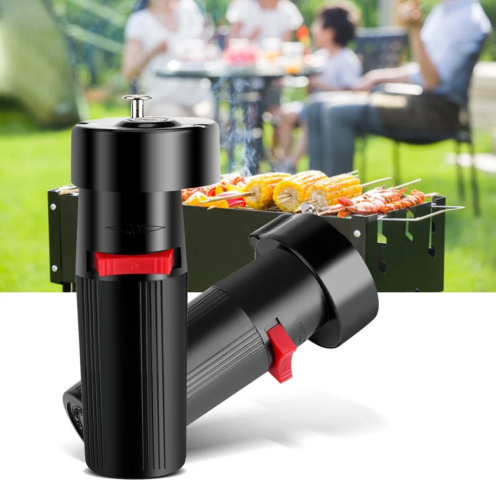 Omabeta Moteur de Barbecue en métal de qualité supérieure ABS Moteur de rotateur de Bonne Isolation Thermique Moteur de Barbecue Moteur de Batterie pour la Cuisine à Domicile
