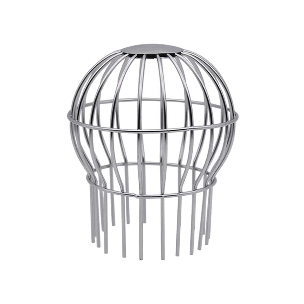 Gazechimp Crépine de Filtre en Acier Inoxydable 304 de Garde de Gouttière, Arrête Le Blocage des Graines de Feuilles et d'autres Outils de Nettoyage de Gouttièr - 96mm