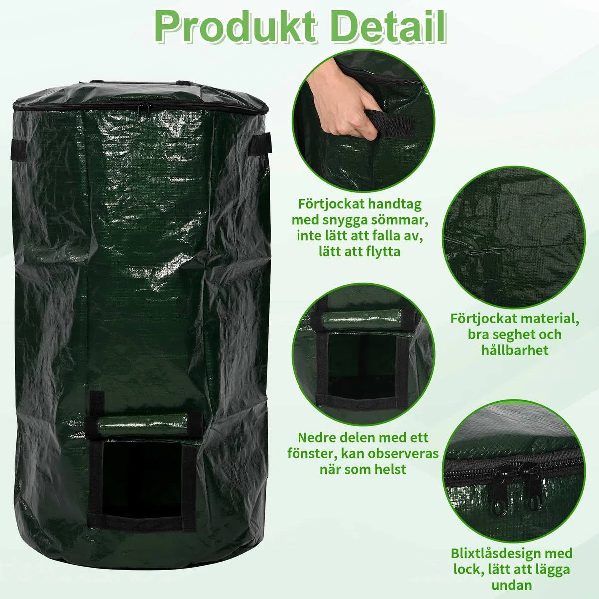 aleawol Composteur jardin