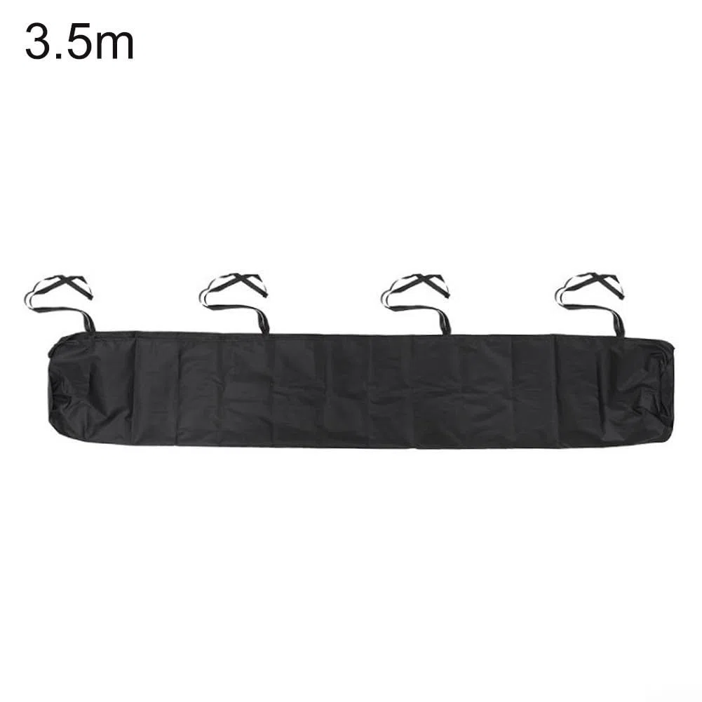 SPORTARC Housse d'auvent imperméable pour terrasse extérieure - Noir - 3,5 m
