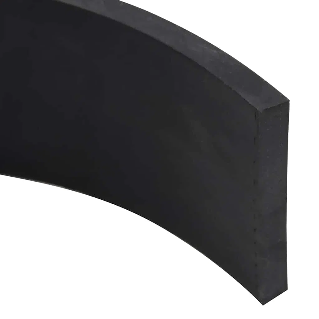 vidaXL Bordure en Caoutchouc de Chasse-Neige Noir 180x8x1 cm, Bord de Coupe en Caoutchouc de Chasse-Neige, Bord en Caoutchouc de Poussoir à Neige, Lames de Chasse-Neige en Caoutchouc