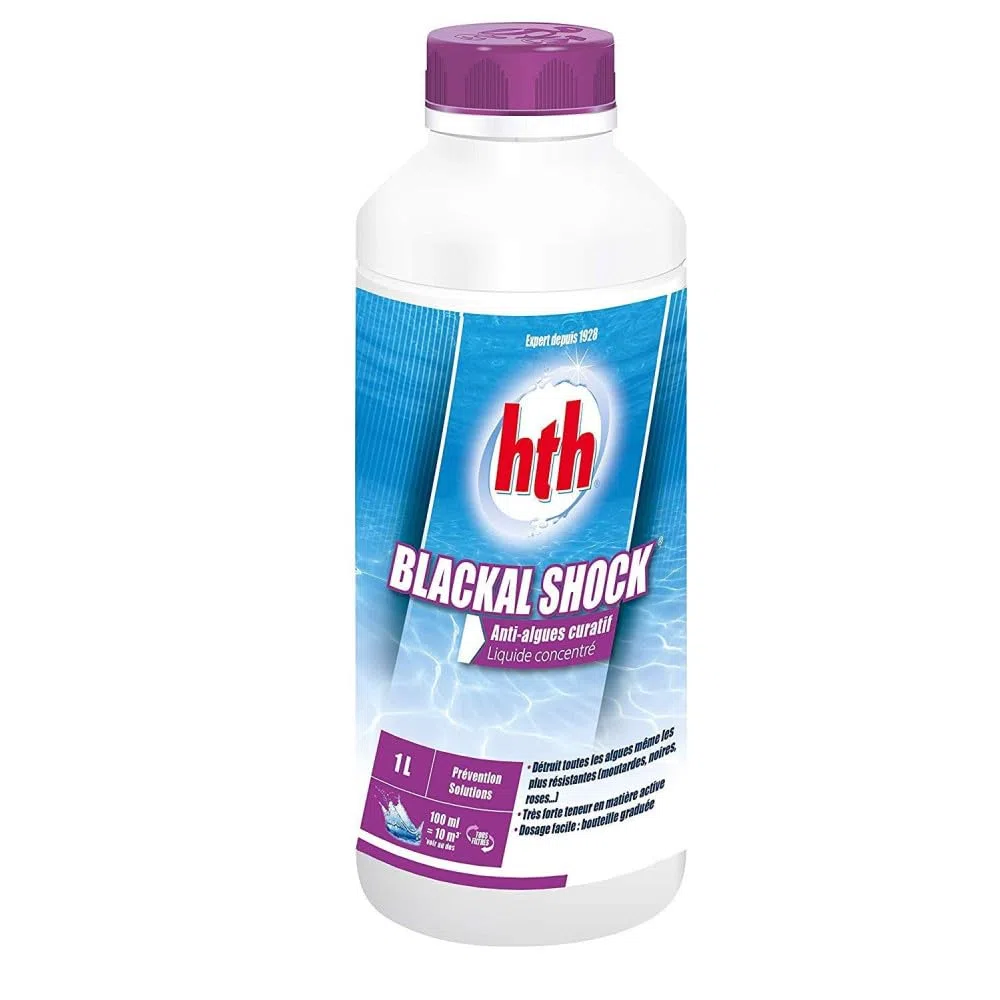 Hth - Anti-Algues choc Blackal Shock 1 L