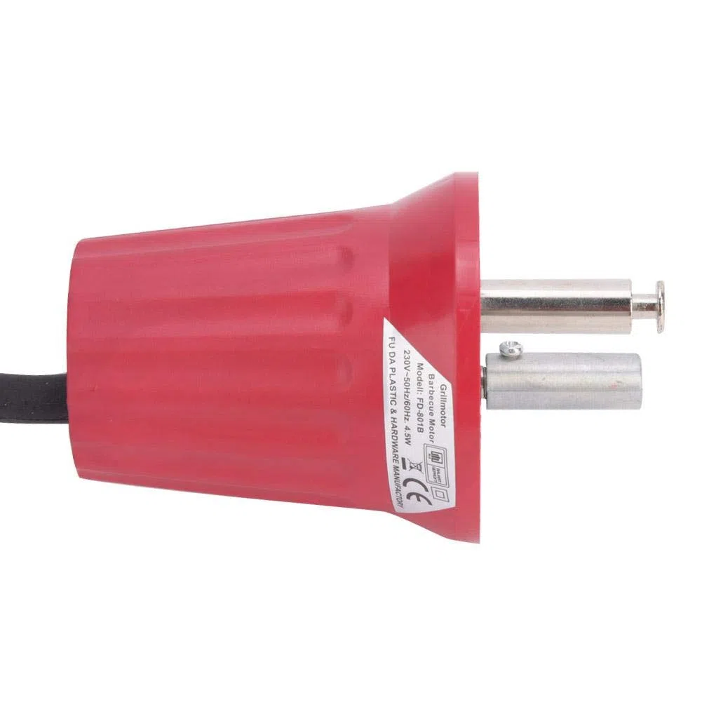 Moteur de Rôtissoire, Moteur électrique pour Brochette de Barbecue, Moteur Tourne Broche BBQ Rotateur Gril, avec 1.5m Câble, pour Barbecue, Grill, Pique-Nique, 220 V