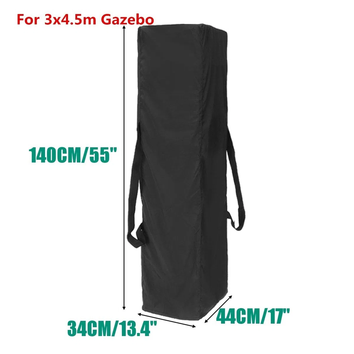 Sac de Rangement pour Tonnelle de Jardin Pliante, Portable Sac de Auvent Pliable, Imperméable Anti-UV Anti-poussière Sac de Transport pour Tonnelle Gazebo Tente Pavillon pour Voyage, Camping, Jardin