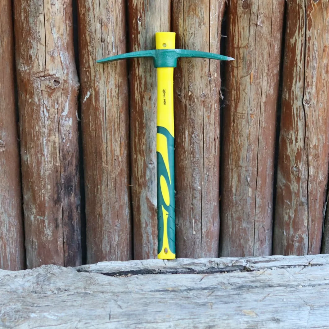 Xforst X-PF430 Pioche de Jardin. pour ameublir Le Sol, Le Jardinage ou la Prospection. avec poignée en Fibre de Verre légère et Solide et tête Robuste en Acier forgé à Haute teneur de Carbone.