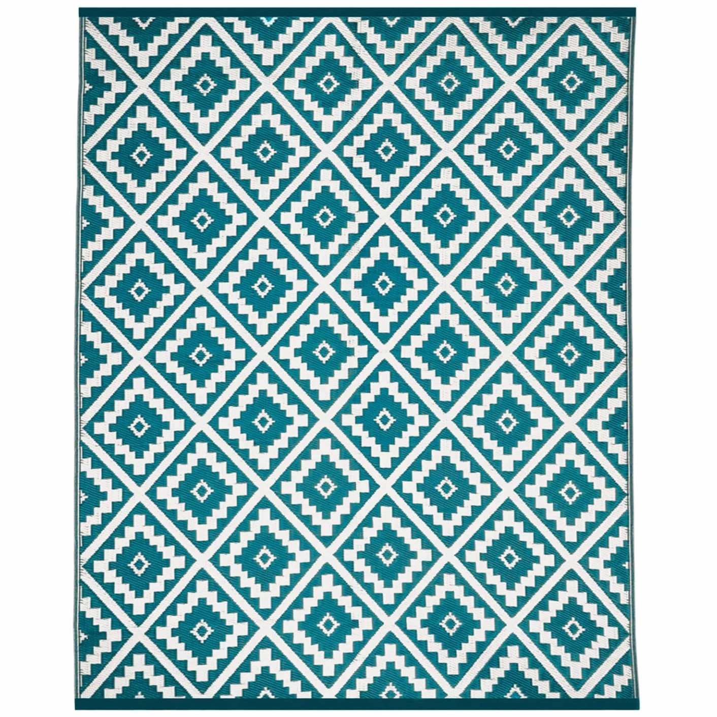 IDMarket - Tapis extérieur Bahamas Bleu Canard 180 x 280 CM