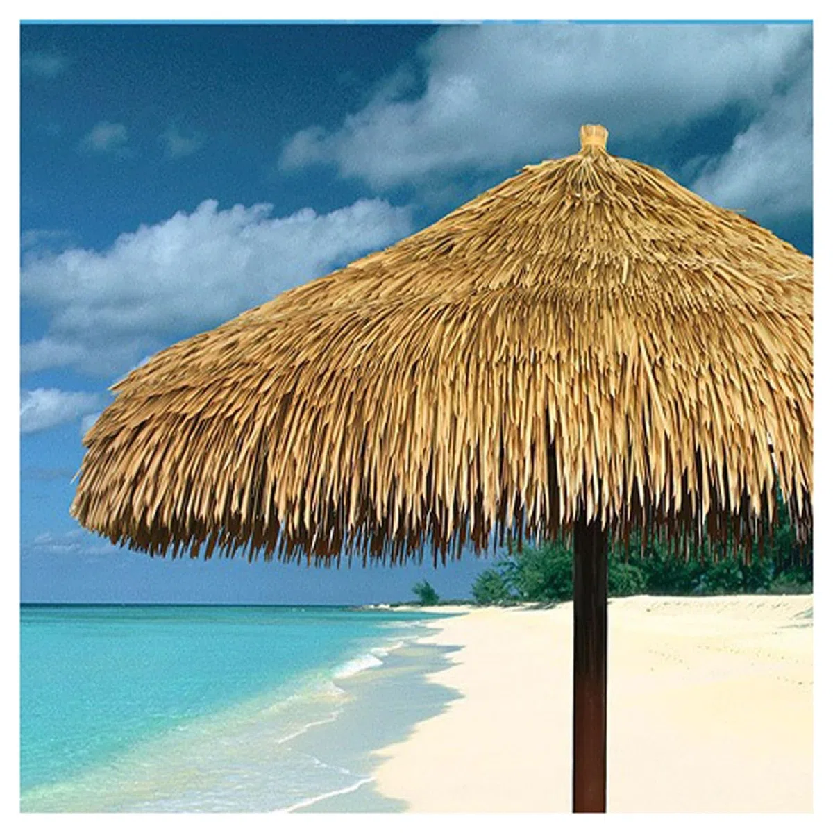 Toit De Paille En Herbe Chaume De Palmier Synthétique Pour Toiture De Paillote, Bar Tiki Ou Parasol De Jardin, Idéal Pour Ambiance Plage, Facile À Poser Artisanat De Bricolage D'art Commercial(0.5m x