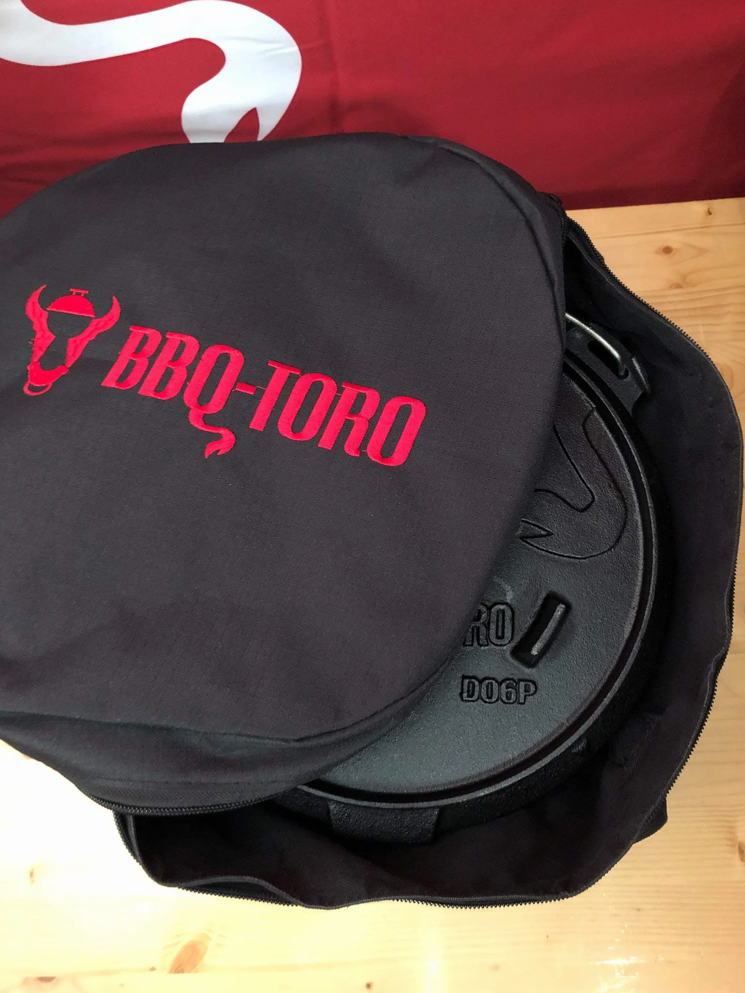 BBQ-TORO Dutch Oven Sac de Transport pour Pot en Fonte | Sac de Rangement | Noir | Sac pour Dutch Oven (Sac pour Dutch Oven de 6 et 9 QT)