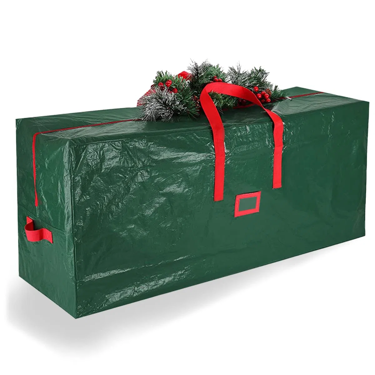 Sac de Rangement pour Sapin de Noël - Grand et Solide pour Décorations et Coussins de Meubles de Jardin - 138x32x66cm