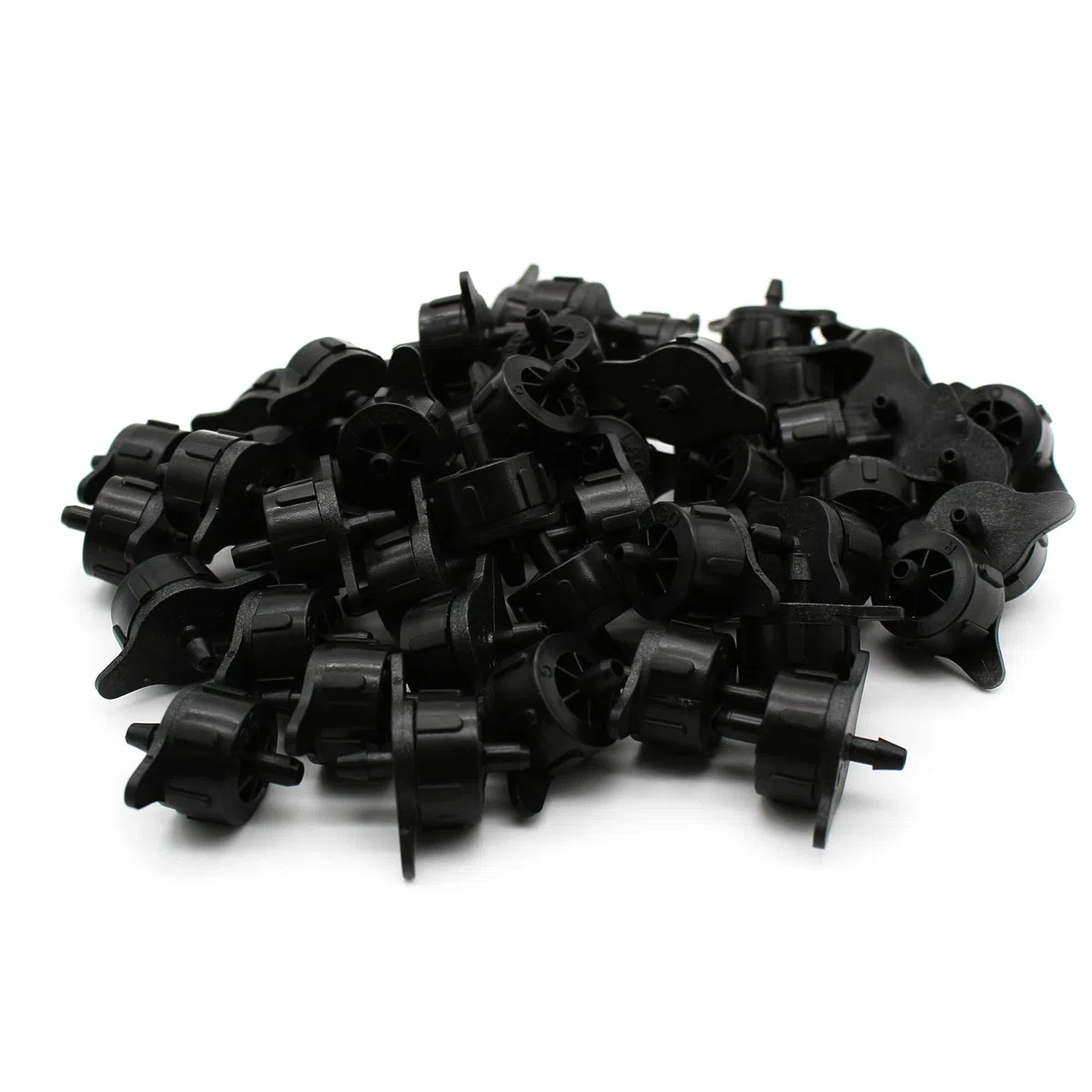 DOJA Barcelona | Goutteurs | Pack 100 | Goutteur à Compensation | Couleur: Brun | 4 L/H | Goutteurs Autorégulant | Accessoires Goute a Goutte | pour Tuyau Arrosage Automatique pour Jardin