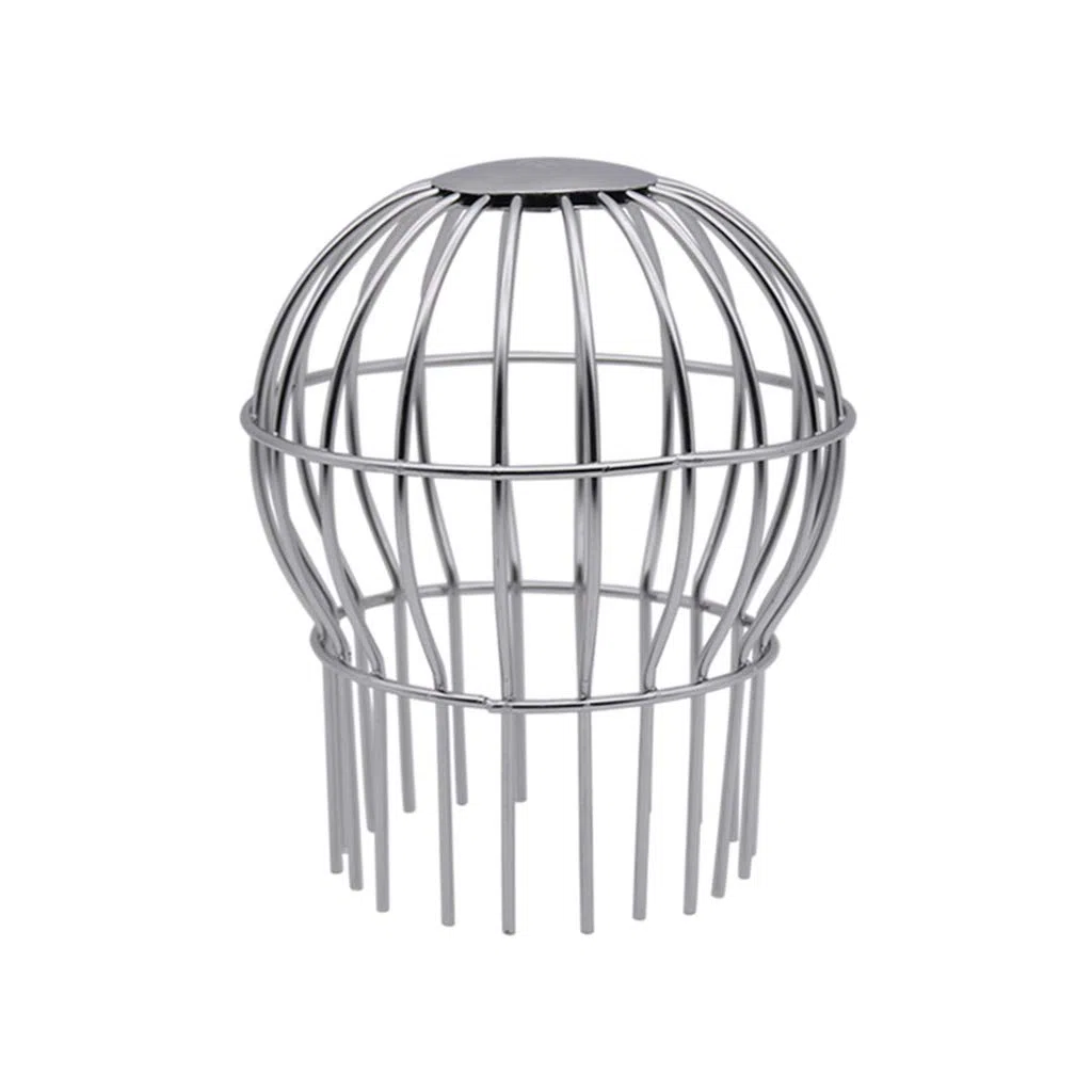 Gazechimp Crépine de Filtre en Acier Inoxydable 304 de Garde de Gouttière, Arrête Le Blocage des Graines de Feuilles et d'autres Outils de Nettoyage de Gouttièr - 96mm