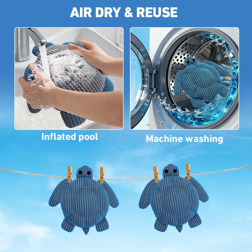 Absorbeurs de Piscine Réutilisables, 2 Pièce Absorbeur d'écume Spa, Réutilisable éponge Flottante Spa Anti Ecume, Éponge Absorbant l'huile, Nettoyant en Mousse pourSpa, Piscine