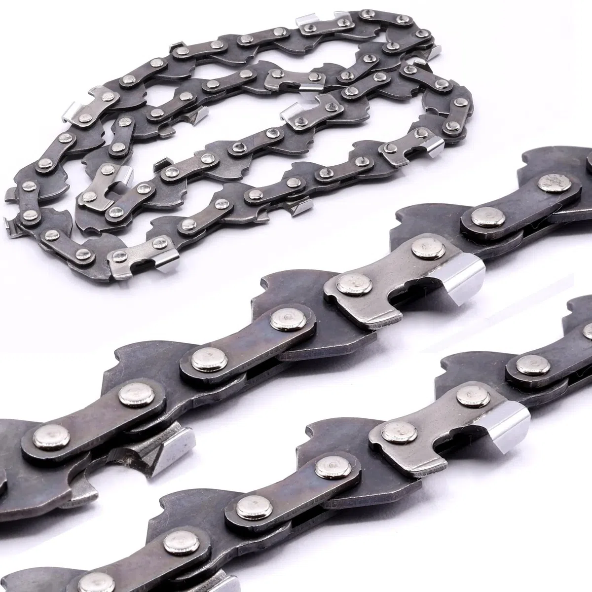 HobbyPower24 2 chaînes de rechange pour tronçonneuse PGHSA 12 B2 C2 C3, semi-ciseau, pas 0,3, épaisseur maille 1,1 mm, 28 TG, compatible avec Parkside