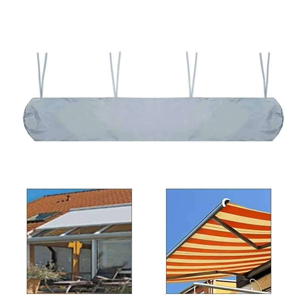 Auvent de protection pour terrasse, auvent de terrasse extérieur imperméable pour jardin pour abri solaire (4 m)