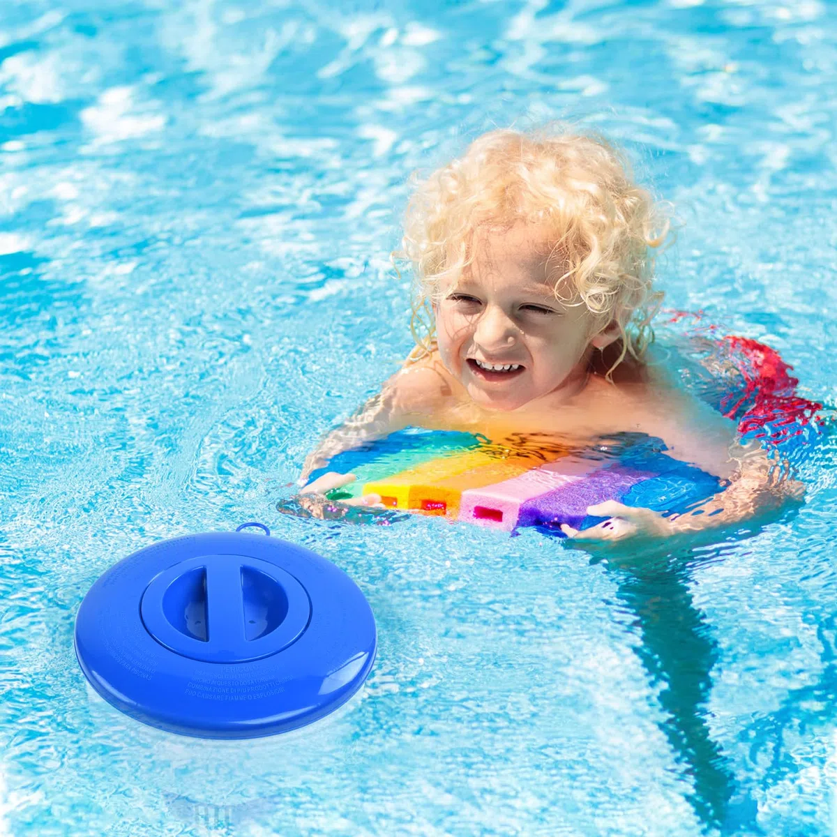 7" Distributeur de Chlore Flottant, Diffuseur Chlore Piscine, Distributeur de Chlore pour Piscine, Distributeur Flottant, Diffuseur de Chlore pour Piscine/Spa/Fontaines