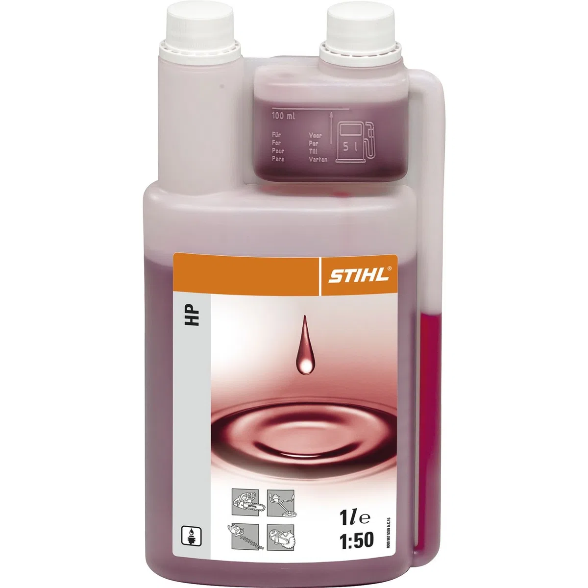 Huile moteur 2 temps HP 0781 319 8411 de 1 l par Stihl