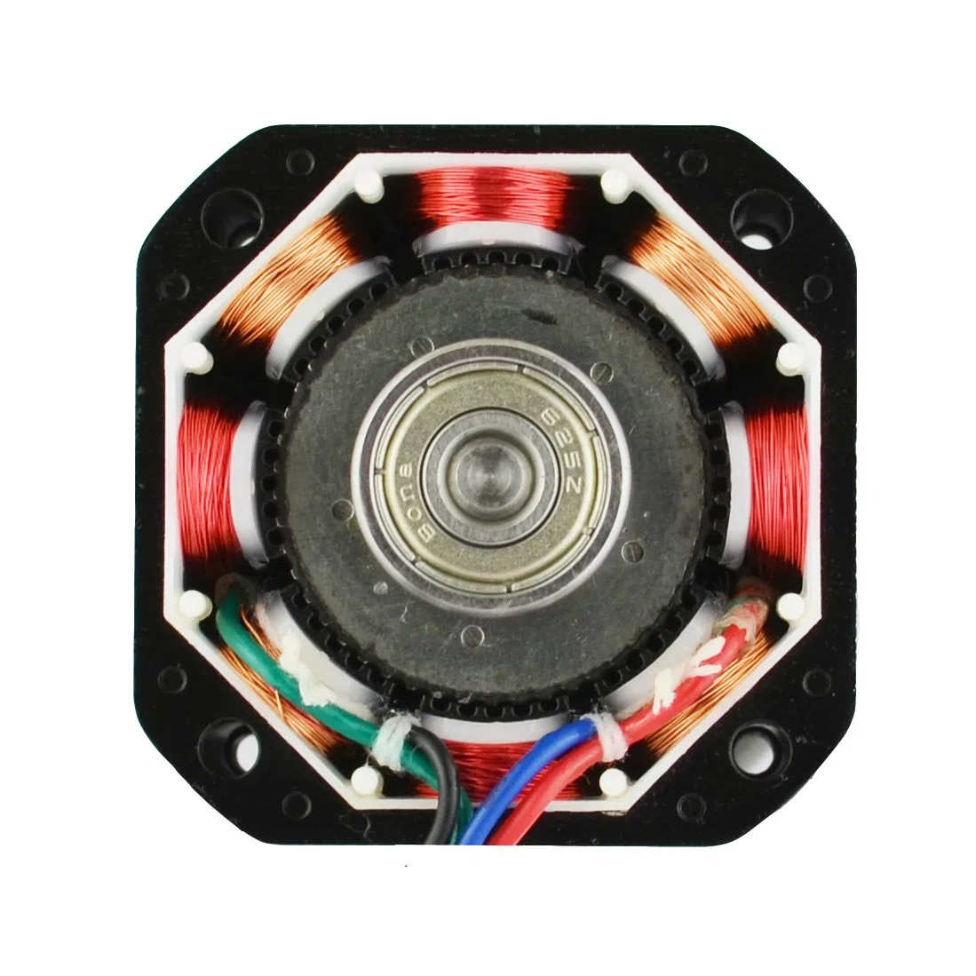 STEPPERONLINE Moteur pas a pas Nema 17 Bipolaire 59Ncm 2A 42x48mm 4 Fils with 1m Câble & Connecteur pour Imprimante 3D, Machine CNC