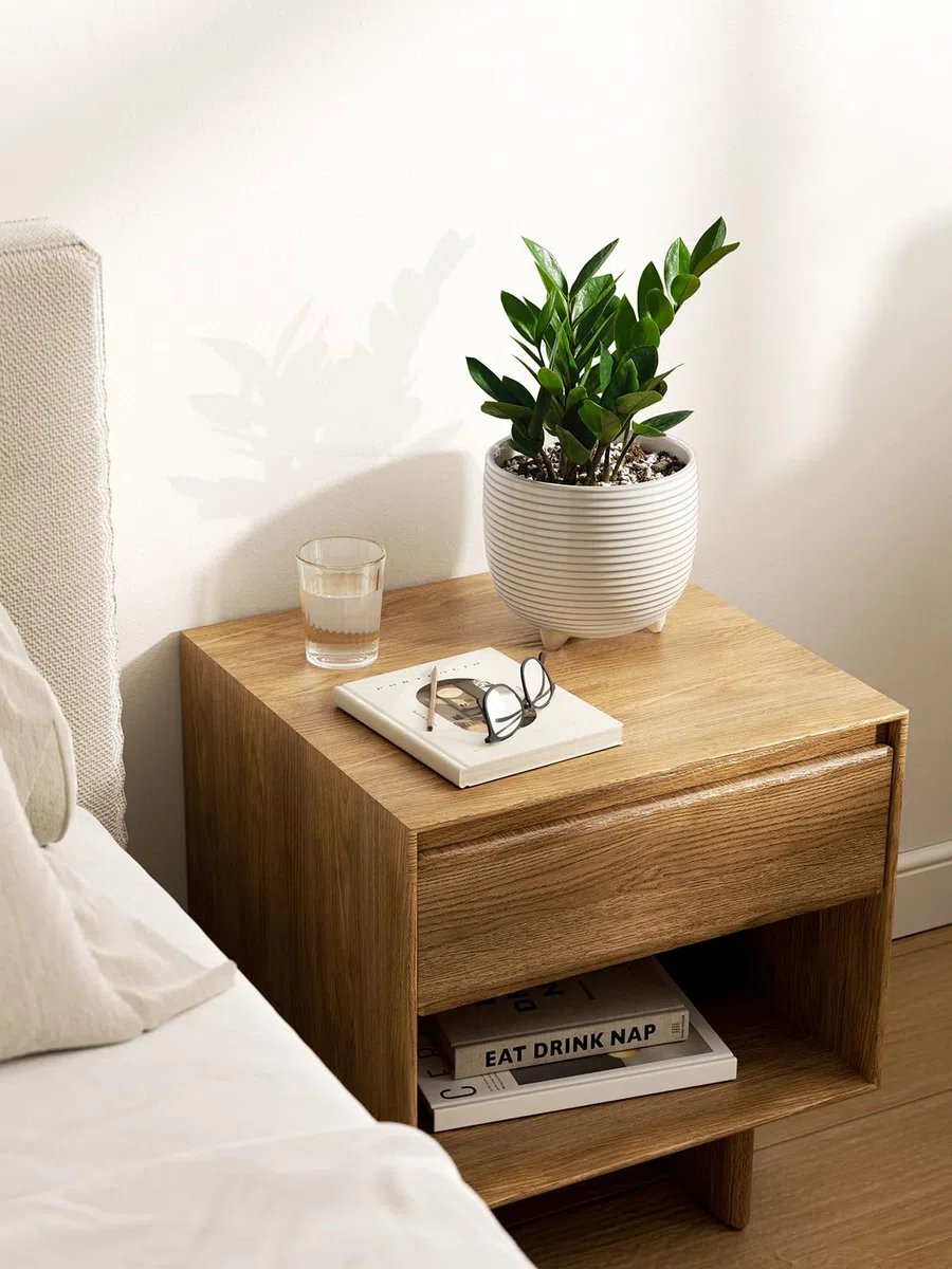 LE TAUCI Pot de Fleurs en Céramique, Pots sur Pieds 13+16 cm pour Plantes, Moderne pour la Maison et Le Bureau, Pot d’Intérieur avec Trou de Drainage, Blanc à Émail Réactif